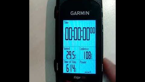 Misuro B+ and Garmin Edge 705 - settings