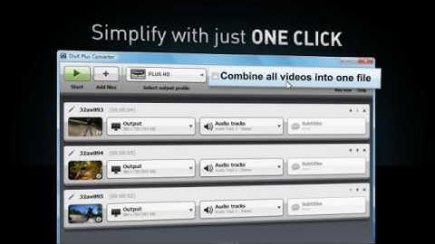 DivX Plus Software - DivX Plus Converter 3/3