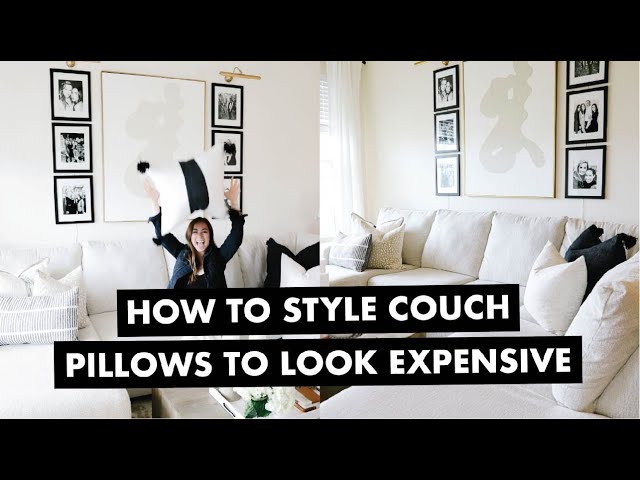 How to Make Couch Pillows Look New For Under $40