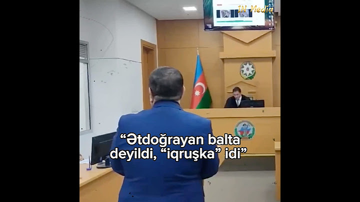 Ağadadaş Ağayev məhkəmədə nə dedi?
