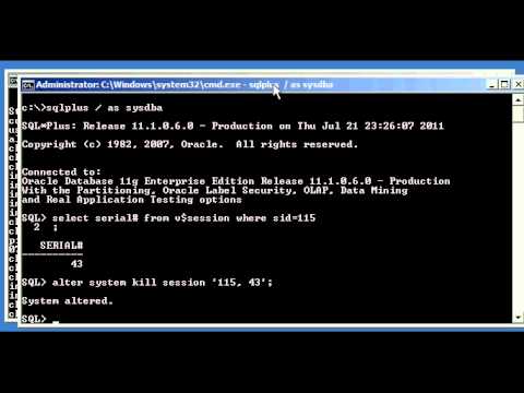 Oracle DBA Justin - How to kill an RMAN session - YouTube Oracle Dba Justin - How To Kill An Rman Session - Youtube