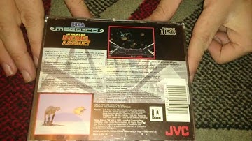 Nostalgamer Unboxes Star Wars Rebel Assault On Sega Mega CD UK PAL System Version