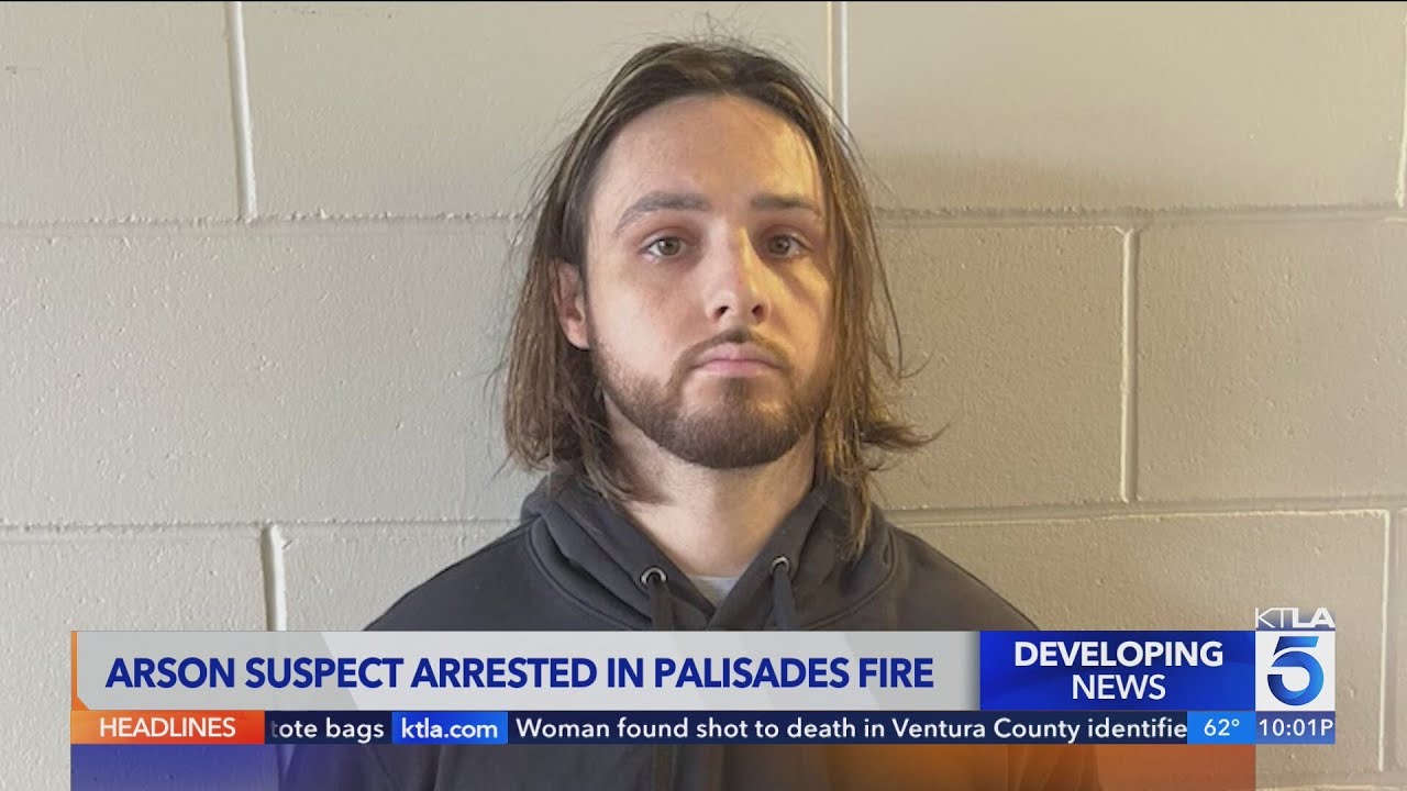 Arson suspect arrested in connection with Palisades Fire - YouTube