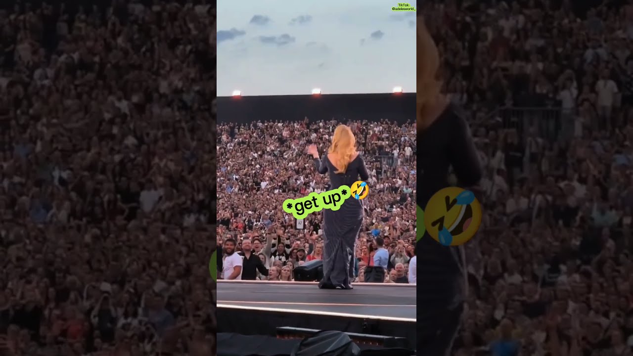 Adele VS Security Guard Shorts Musician