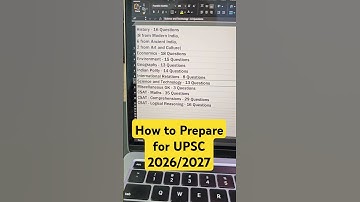How to Prepare for UPSC 2026/2027? #upscexam #upsc #ias #ips #motivation #shorts
