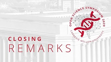 Open Science Symposium 2020, Closing Remarks