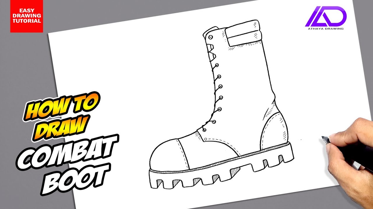 How to Draw Anime Shoes and Boots - Easy Step by Step Tutorial