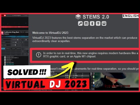 Solved! Use Virtual Dj 2023 Stems 2.0 Without Upgrading Pc