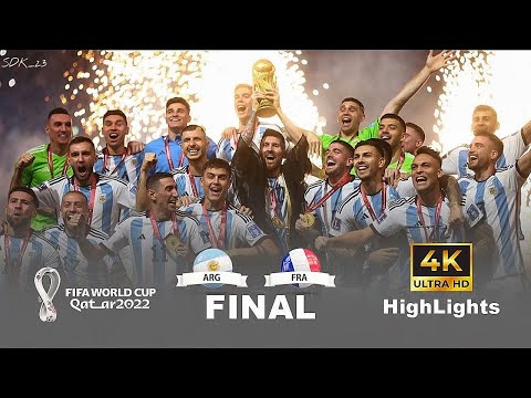 Argentina vs France - UHD 4K World Cup Final 2022 - Messi vs Mbappe