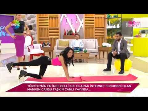 İnstagram Fenomeni Cansu Taşkın Diyeti ve İnce Bel Basen Kalça egzersiz hareketleri