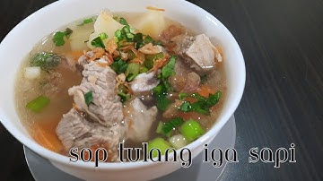 "Gurih & Empuk? Inilah Cara Membuat  Sop Tulang Sapi ala Restoran, Mudah Banget!"