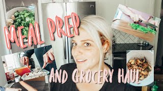 Simple Meal Prep + Healthy Grocery Haul || starting an 8 week challenge