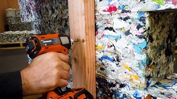 These Exxtraordinary plastic waste Made blocks, won’t crack or crumble like standard concrete blocks