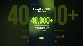 Best AI Autoblogging Tool for Automated Internal Linking (Autoblogging.ai Review) #Shorts