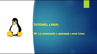 Tutoriel Linux - 39. La commande 