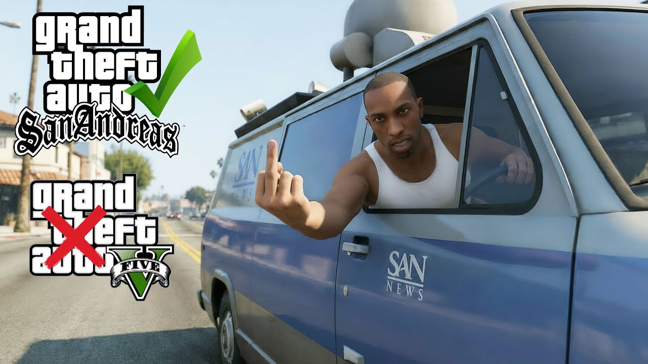 GTA San Andreas Has Better Car Physics Than GTA 5 !