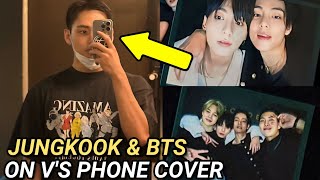 Bts Taehyung Has Jungkook Golden Party Pic As His Phone Cover Bts V Sdt Military Unit Updates 2024