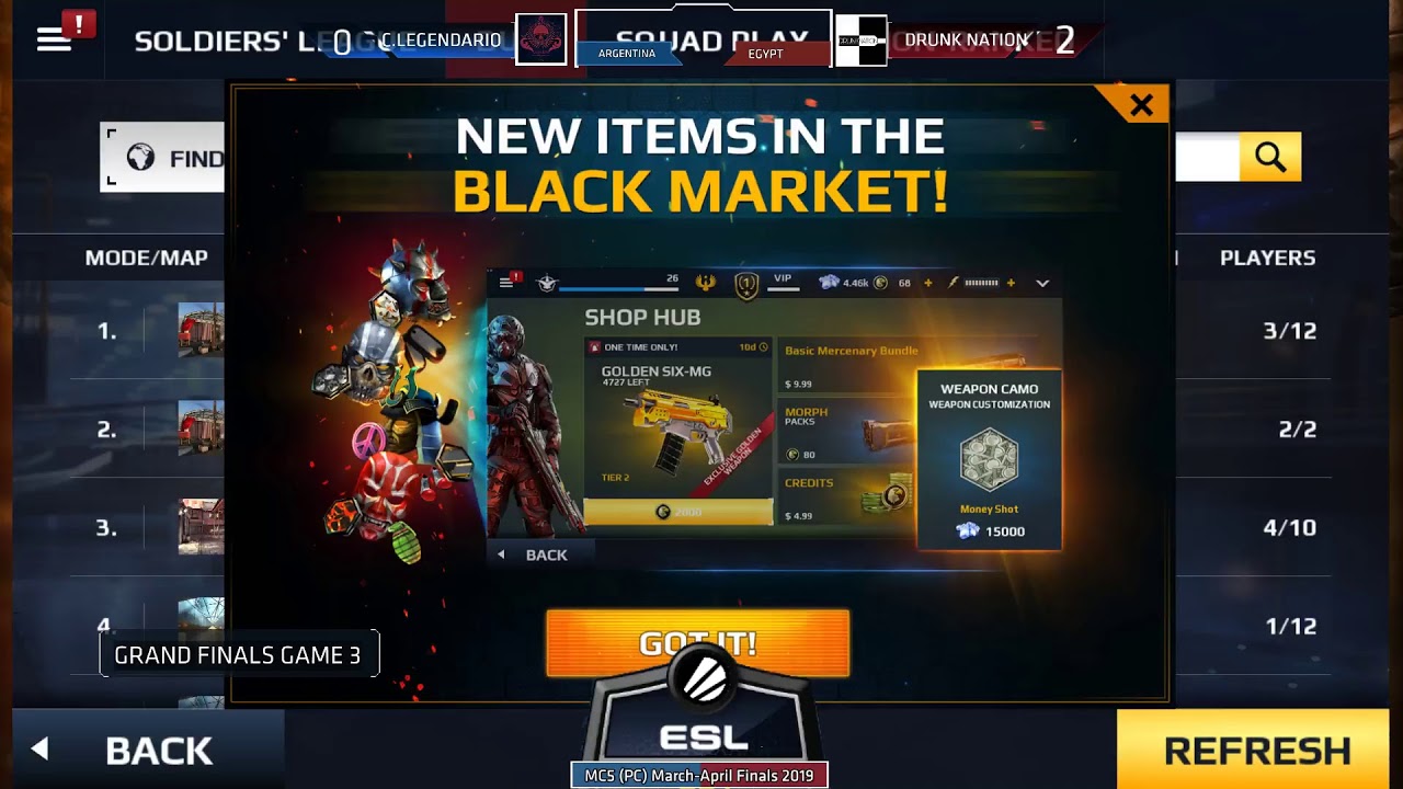 MC5 (PC) March-April Finals 2019