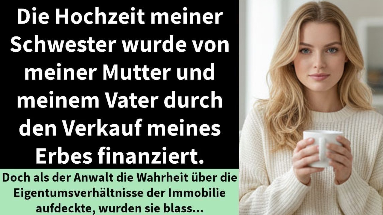 Meine Eltern verkauften mein Haus, um die Hochzeit meiner Schwester zu bezahlen
