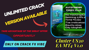 Cluster US30 EA MT4 V1.0 | No DLL | Optimized for MT4 | Best EA Get Now Just In $20