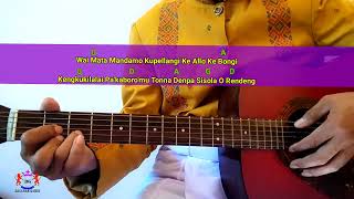 Chord Gitar Lagu Toraja || Umbai Nang Ladalle'ku (Picer Hutahaean) || Belajar Chord Gitar
