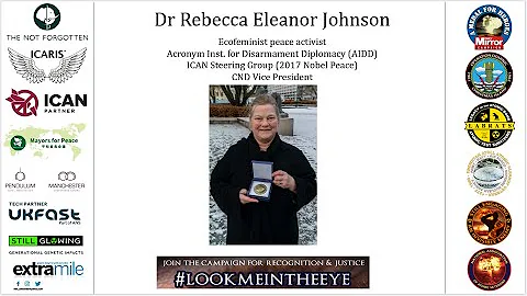 Dr Rebecca  Johnson gave a speech at the Manchester LABRATS Semianr regarding the TPNW.