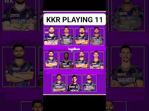 KKR Playing 11