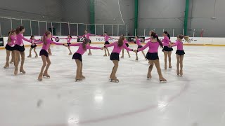 Ice Skating Bunny Hop Compeion On November 2, 2025 Lone Star Synchro Team Shamirus World