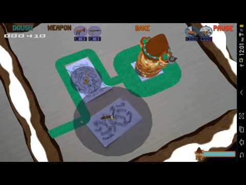 Cookie Defense AR. Augmented Reality Game.