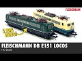 2 BIG ONES! Fleischmann's E151 Electric Locomotives | HO Scale Model Railway Review