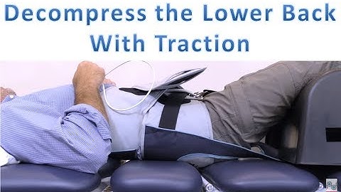 Lower Back Decompression Machine - Lumbar Mechanical Traction