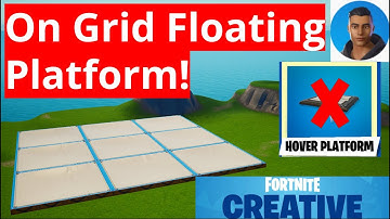 How To Make A ON GRID HOVERING PLATFORM In Fortnite Creative (Tutorial)