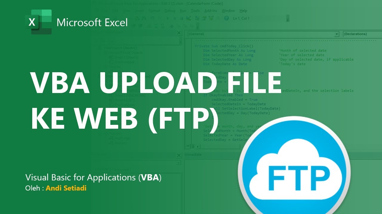 Upload File Vba VBA Tips & Trick: Upload File ke Web Melalui FTP (File Transfer ...
