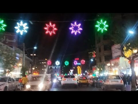 خیابانهای پر زرق و برق سرعین اردبیل
