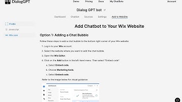Wix Chat Widget