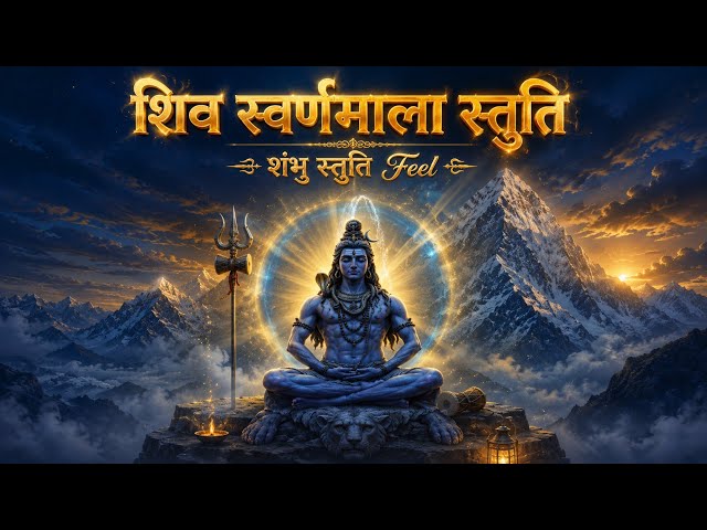 शिव स्वर्णमाला स्तुति |  Shiv Swarnamala Stuti | Ketan Kumar | Shambhu Stuti Feel |