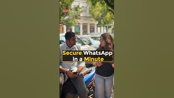 Secure WhatsApp in a minute #shorts #whatsapp #tipsandtricks #howto #techtips #privacy #hack