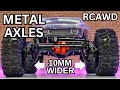 Wider is Better - CR18P Evo Pro RCAWD Metal Portal Axles