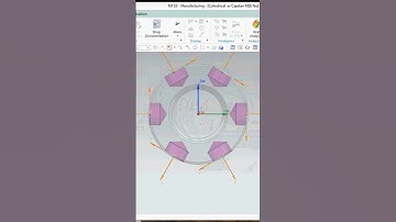 Siemens Nx12 4th Axis Programming #shortfeed #short #shortvideo #trendingshorts