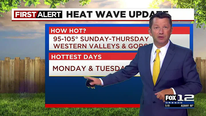 First Alert Friday evening FOX 12 weather forecast (8/11)