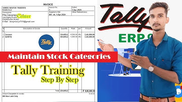 Use Maintain Stock Categories in tally ERP 9 | Maintain Stock Categories in tally erp 9 |#tallyerp9