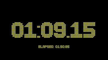 3 minutes and 0 seconds countdown timer with 2 fractional digits accuracy