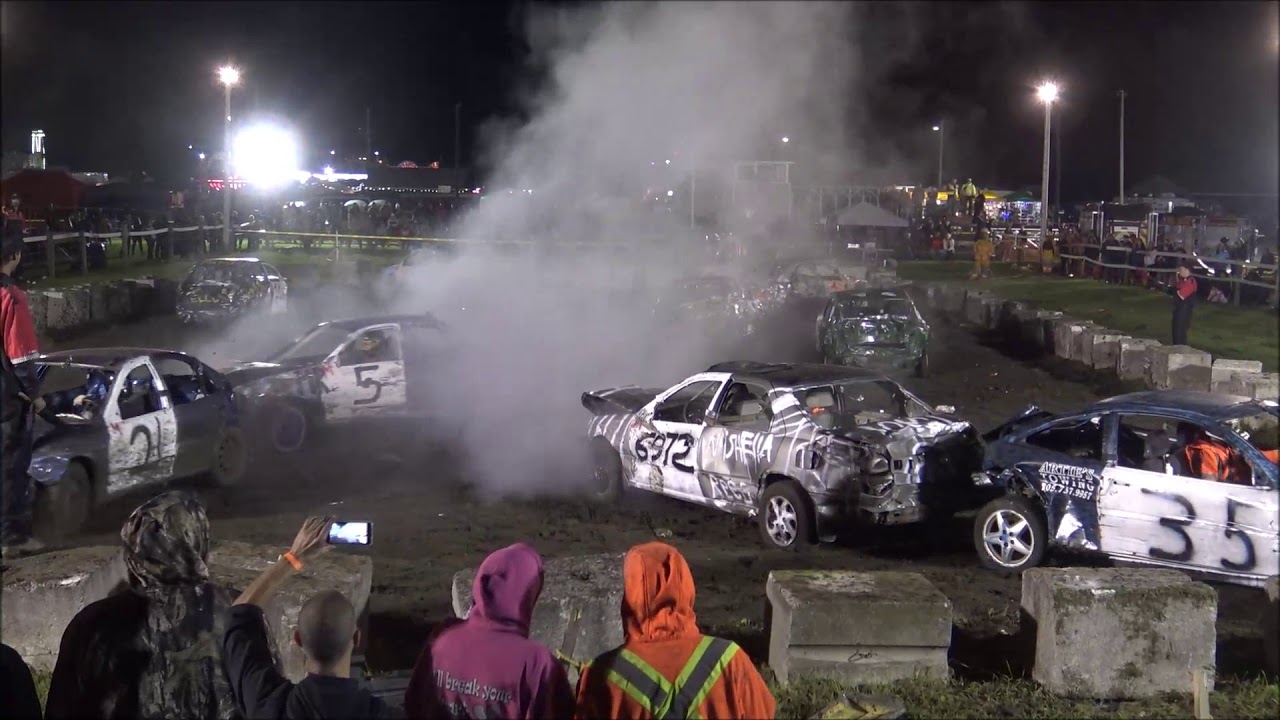 demolition derby 2018 COLDWATER DEMO DERBY HARD LUCK STOCK MINI
