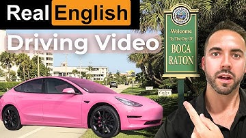 EASY English driving video 🚗💨 with Comprehensible Input 2025