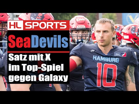 Hamburg Sea Devils: Satz mit X im Top-Spiel gegen Frankfurt Galaxy I ELF #13