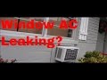 How to Fix a Leaking Window AC
