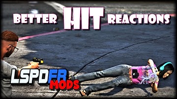 Better Hit Reactions | New Mod for LSPDFR | Install and Showcase | #lspdfr #gtav