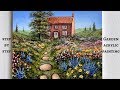 Flower Garden STEP by STEP Acrylic Painting (ColorByFeliks)
