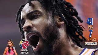 Melo Trimble (特林布尔) Career-High 41 PTs Full Highlights vs 辽宁本钢三生飞豹 (15.03.23) 7 Triples!