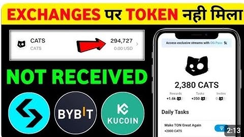 How to withdraw cats coin | Cats Airdrop Claim | Cats Listing Price | Cats Withdraw Coin | Cats